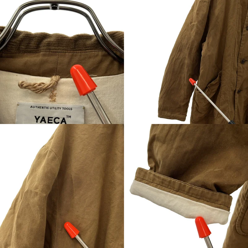 YAECA WRITE / ヤエカライト | DUSTER COAT オイルドクロス ステンカラーコート | M | メンズ