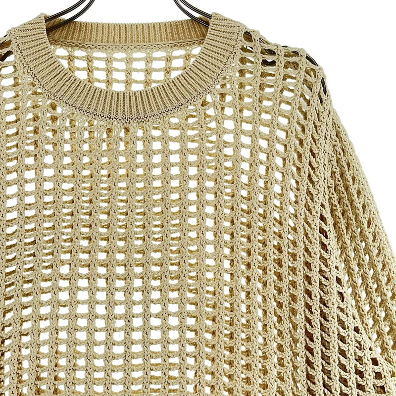 HYKE / ハイク | 2024SS | CROCHETED SWEATER / クロシェ ニット セーター | 1 | レディース