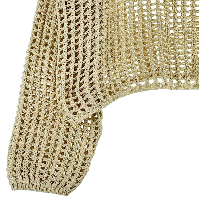 HYKE / ハイク | 2024SS | CROCHETED SWEATER / クロシェ ニット セーター | 1 | レディース