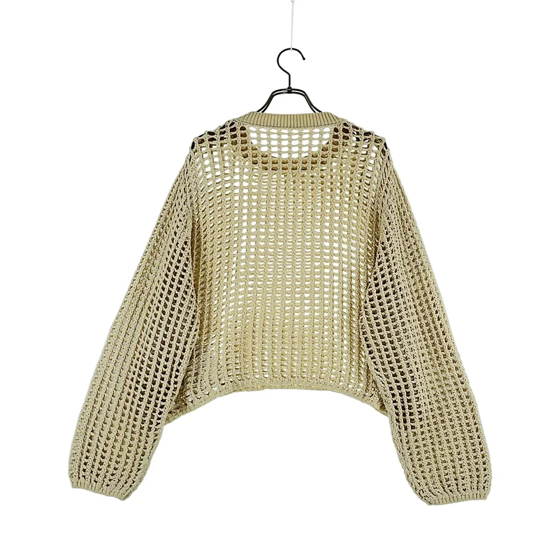 HYKE / ハイク | 2024SS | CROCHETED SWEATER / クロシェ ニット セーター | 1 | レディース