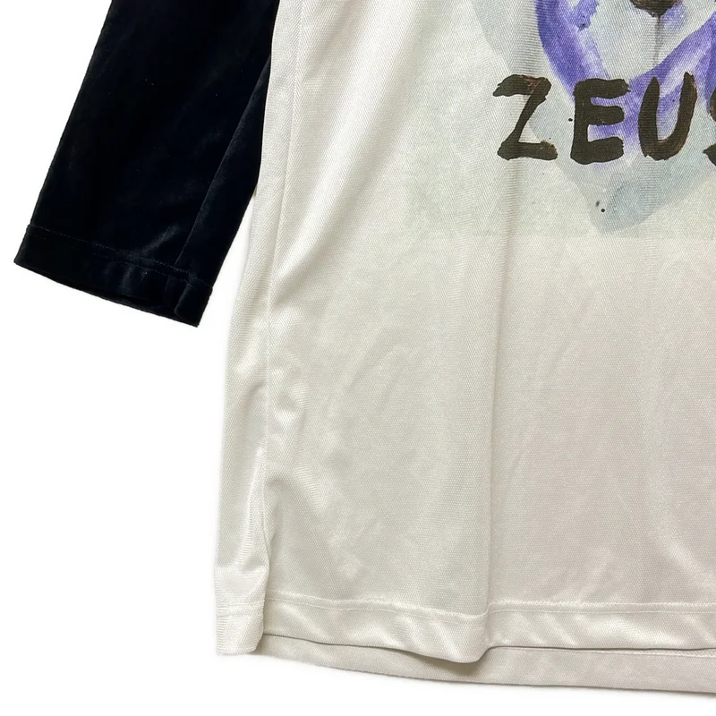COMME des GARCONS HOMME PLUS / コムデギャルソンオムプリュス | 2019AW | 異素材切替 ZEUS プリント カットソー | S | メンズ