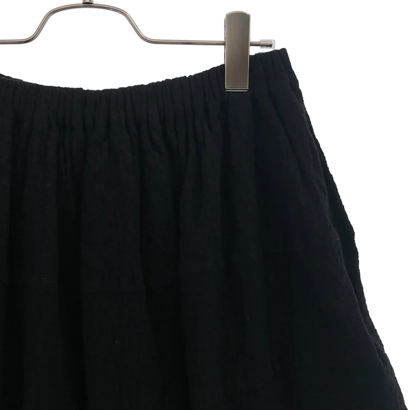 tricot COMME des GARCONS / トリココムデギャルソン | 2015AW | 縮絨加工 ドット裏地 ウール ギャザー スカート |