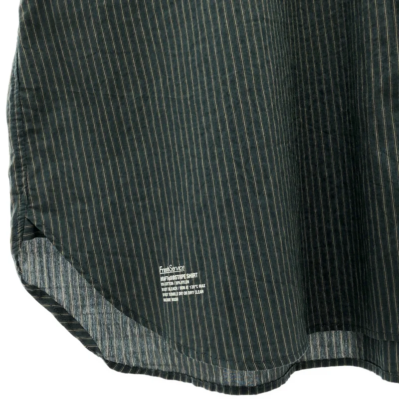 FreshService / フレッシュサービス | 2026SS | HRAFTeX S/S STRIPE SHIRT ストライプ 半袖シャツ | L | メンズ