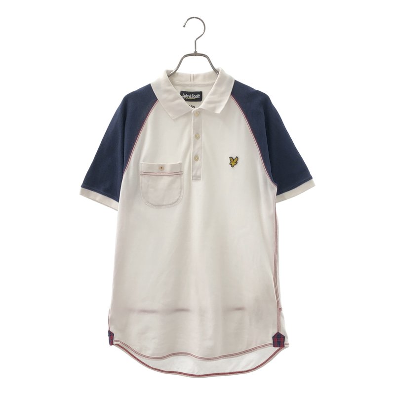 eye JUNYA WATANABE COMME des GARCONS MAN / アイジュンヤワタナベ マン | × Lyle & Scott / 2トーン ラグランスリーブ ポロシャツ | M | メンズ