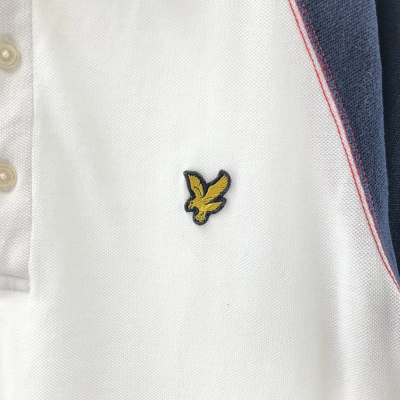 eye JUNYA WATANABE COMME des GARCONS MAN / アイジュンヤワタナベ マン | × Lyle & Scott / 2トーン ラグランスリーブ ポロシャツ | M | メンズ
