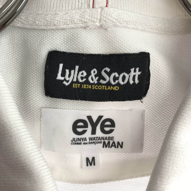 eye JUNYA WATANABE COMME des GARCONS MAN / アイジュンヤワタナベ マン | × Lyle & Scott / 2トーン ラグランスリーブ ポロシャツ | M | メンズ