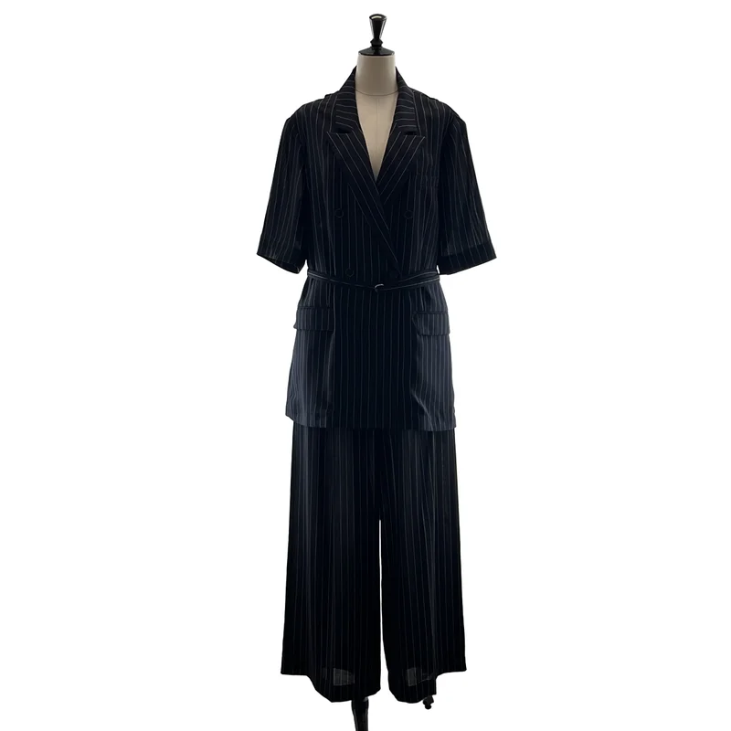 AMERI / アメリ | セットアップ / BACK CURTAIN OPEN HS JACKET ジャケット パンツ | M | レディース