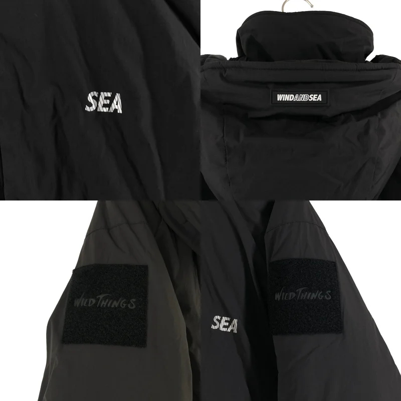 WIND AND SEA / ウィンダンシ― | × WILDTHINGS / ワイルドシングス PrimaLoft READY PARKA / プリマロフト ダウンコート フーディ | M | メンズ