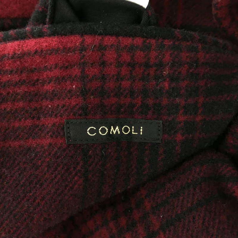 COMOLI / コモリ | ナッピングウール チェック マッキノウクルーザー ジャケット | 1 | メンズ