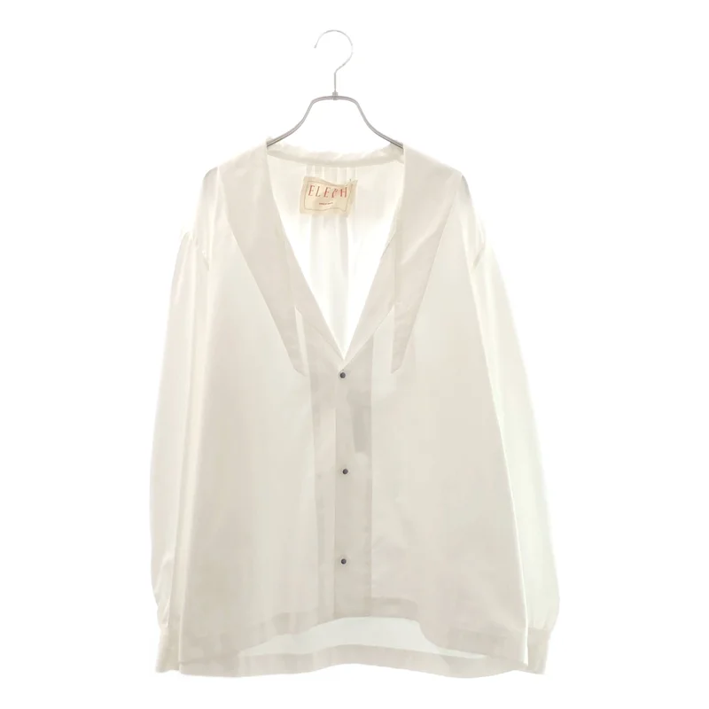 ELEPH / エレフ | Days Shirt / コットン ストライプ プルオーバーシャツ ブラウス | S | レディース