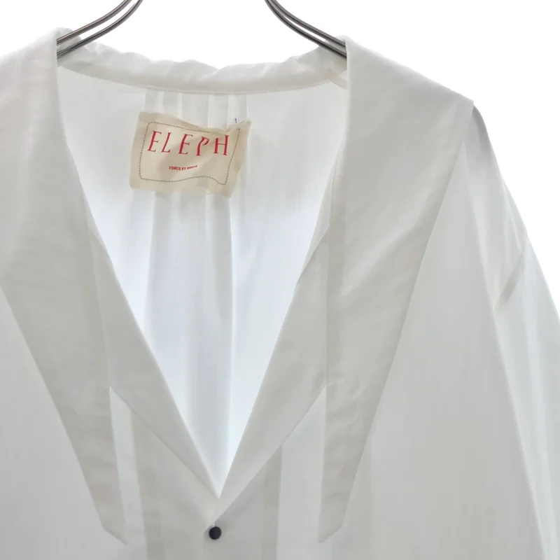 ELEPH / エレフ | Days Shirt / コットン ストライプ プルオーバーシャツ ブラウス | S | レディース