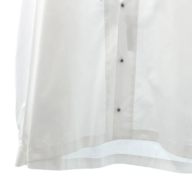 ELEPH / エレフ | Days Shirt / コットン ストライプ プルオーバーシャツ ブラウス | S | レディース