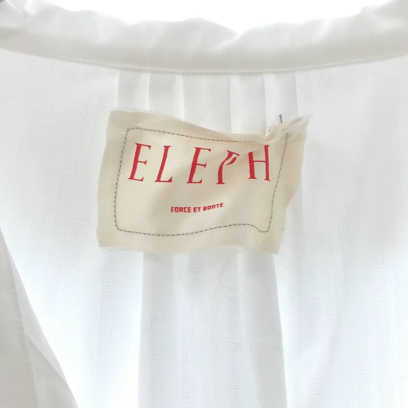 ELEPH / エレフ | Days Shirt / コットン ストライプ プルオーバーシャツ ブラウス | S | レディース