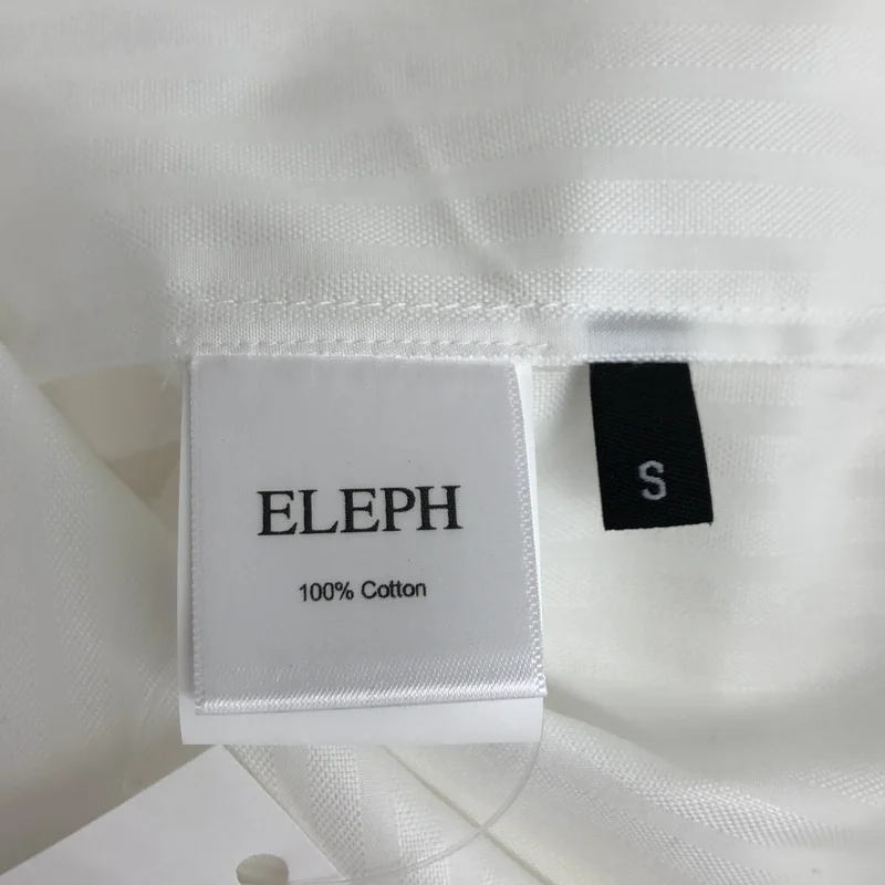ELEPH / エレフ | Days Shirt / コットン ストライプ プルオーバーシャツ ブラウス | S | レディース