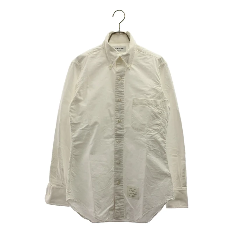 THOM BROWNE / トムブラウン | ボタンダウン オックスフォードシャツ | 0 | メンズ