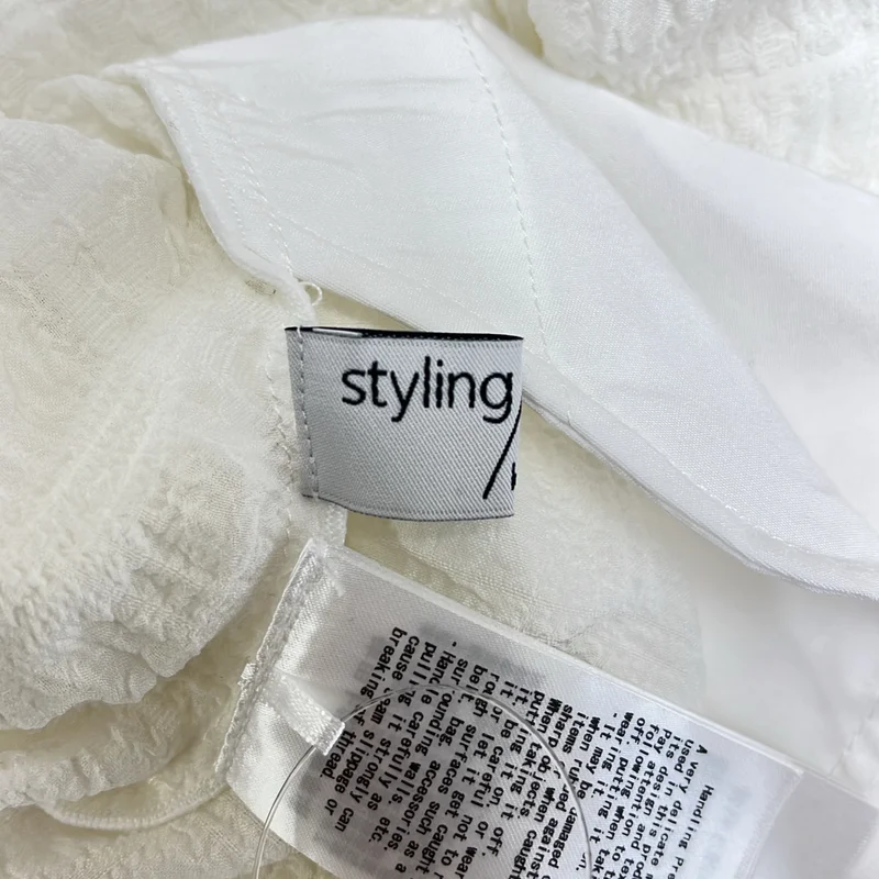 styling/ kei shirahata / スタイリング/ケイシラハタ | ネップ レイヤード サイドポケット ギャザー ボリューム ドレス ワンピース | 0 | レディース