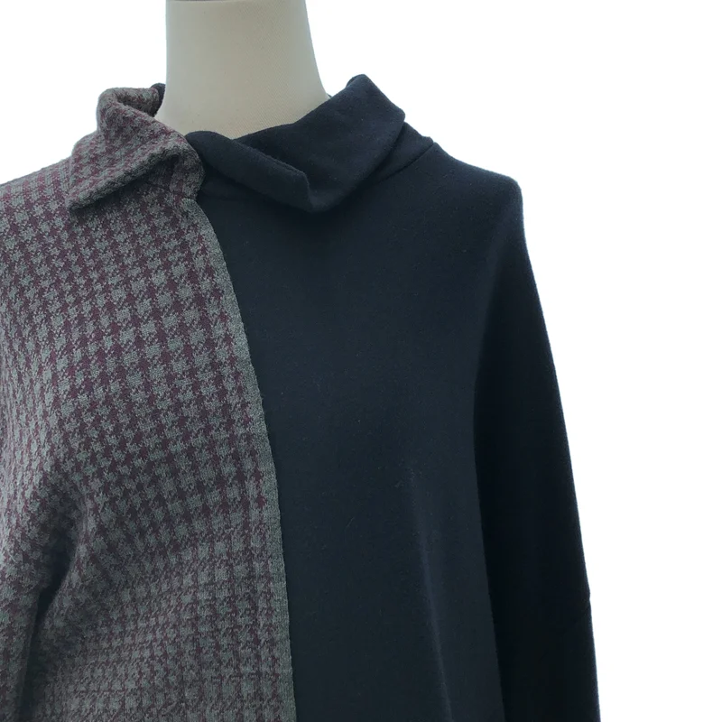 Y's / ワイズヨウジヤマモト | 2020AW | セットアップ ドッキング オーバーシルエット ハイネック スウェット / スリット スカート | 2 | レディース