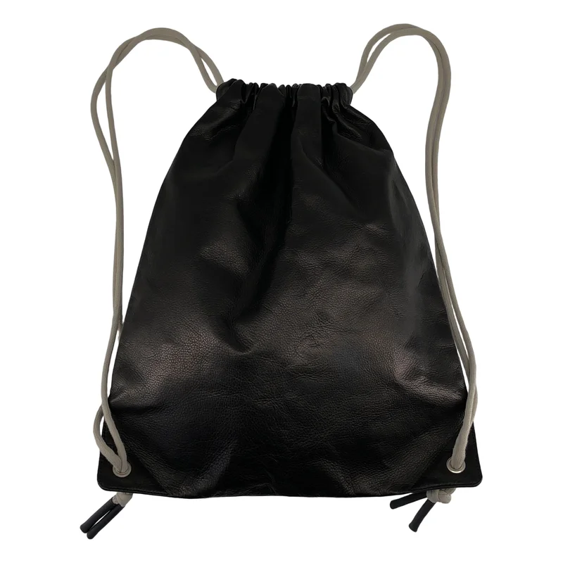 Rick Owens / リックオウエンス | 2025SS | Drawstring Backpack / カーフレザー ドローストリング バックパック | UNI | メンズ