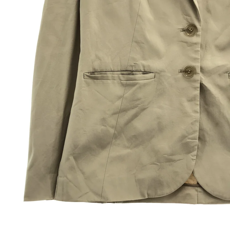 JIL SANDER NAVY / ジルサンダーネイビー | コットン ストレッチ 2B テーラードジャケット JDC014A JC031 41 | 34 | レディース