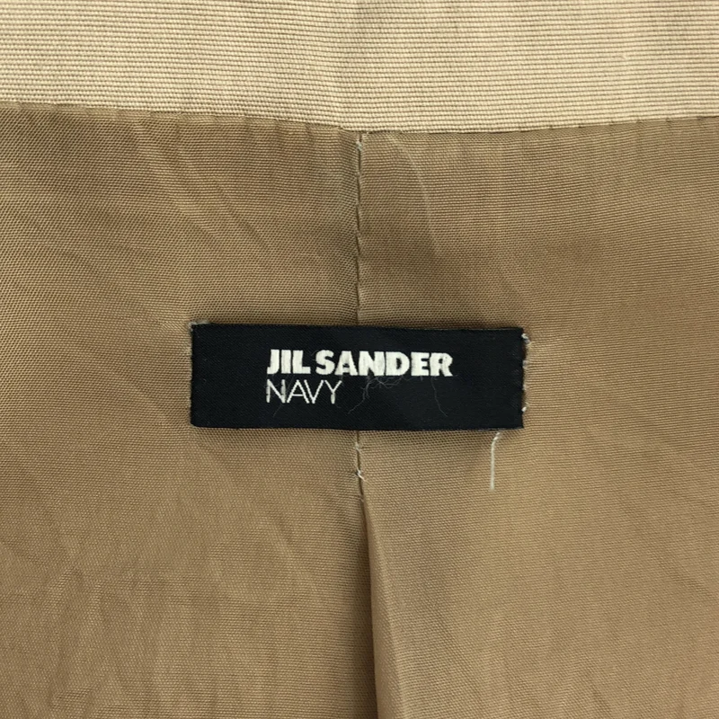 JIL SANDER NAVY / ジルサンダーネイビー | コットン ストレッチ 2B テーラードジャケット JDC014A JC031 41 | 34 | レディース
