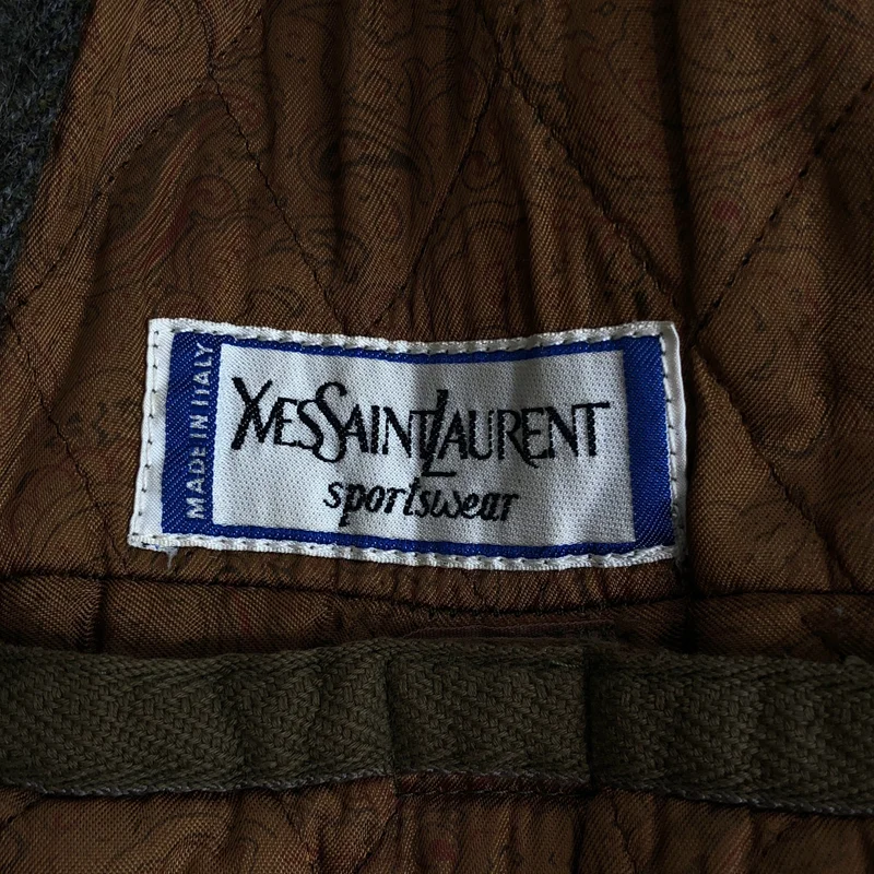 YVES SAINT LAURENT / イヴサンローラン | sport wear 裏キルティング ジャケット |