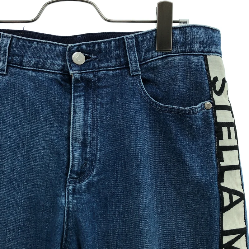 STELLA McCARTNEY / ステラマッカートニー | サイドロゴ デニムパンツ 548308 | 27 | レディース