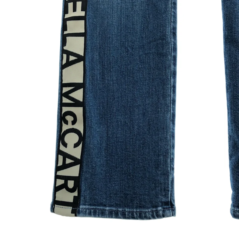 STELLA McCARTNEY / ステラマッカートニー | サイドロゴ デニムパンツ 548308 | 27 | レディース