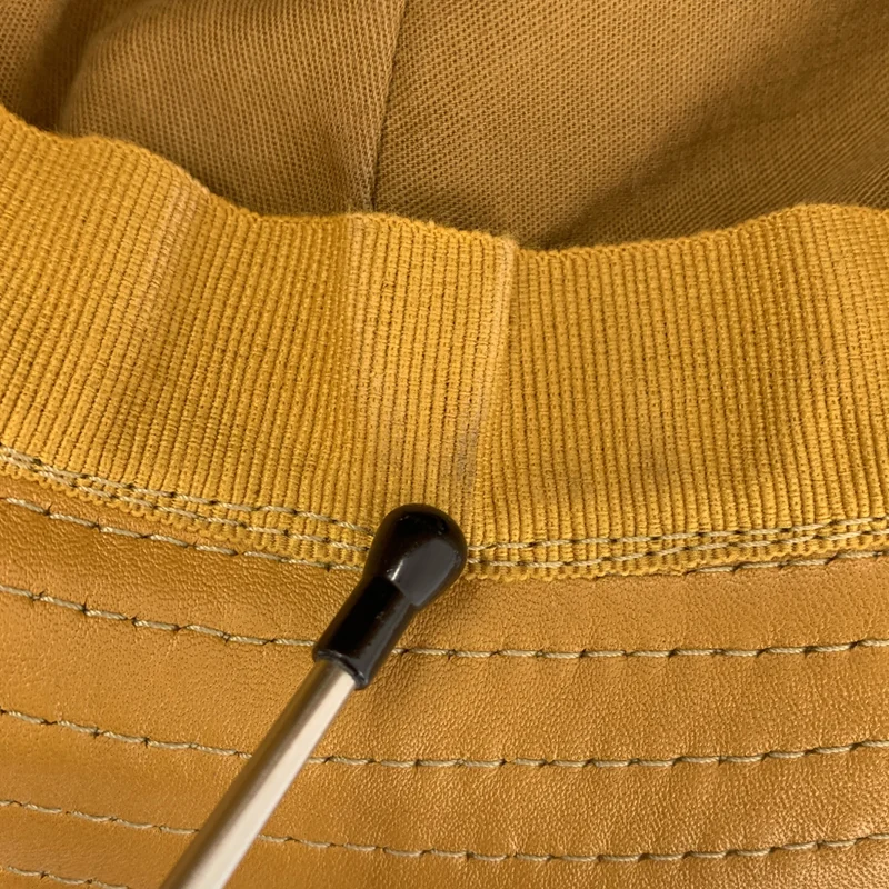 GUCCI / グッチ | レザー ロゴリボン ハット 帽子 | L | その他