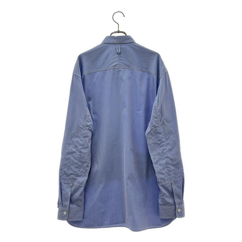 JUNYAWATANABE COMMEdesGARCONS MAN / ジュンヤワタナベマン | 2026SS | コットン フローラルパッチ ストライプシャツ | M | メンズ