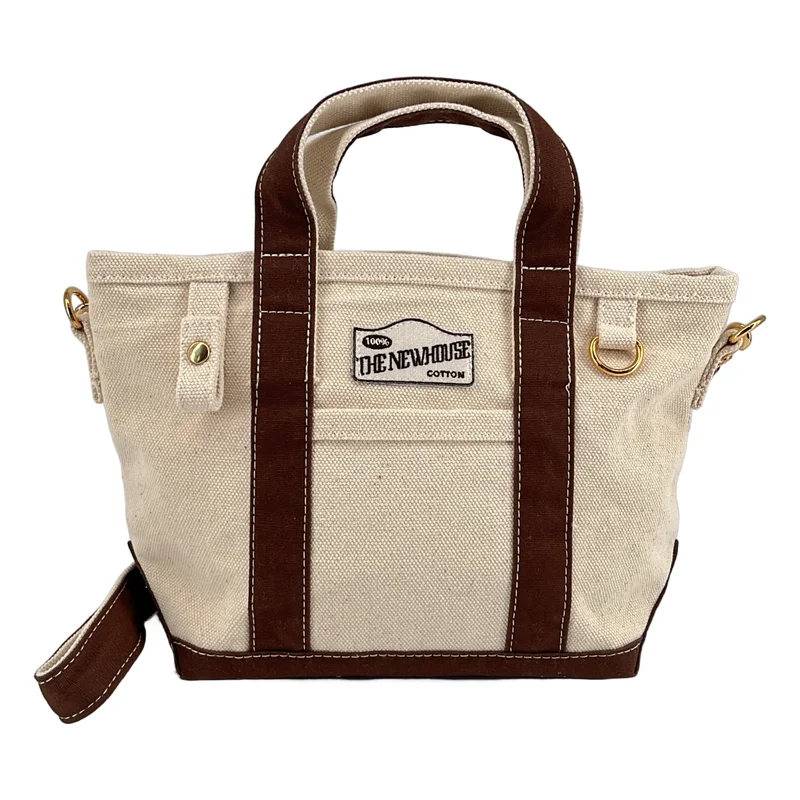 THE NEWHOUSE / ザ ニューハウス | BABY LEON TOTE キャンバス ショルダーバッグ | F | レディース