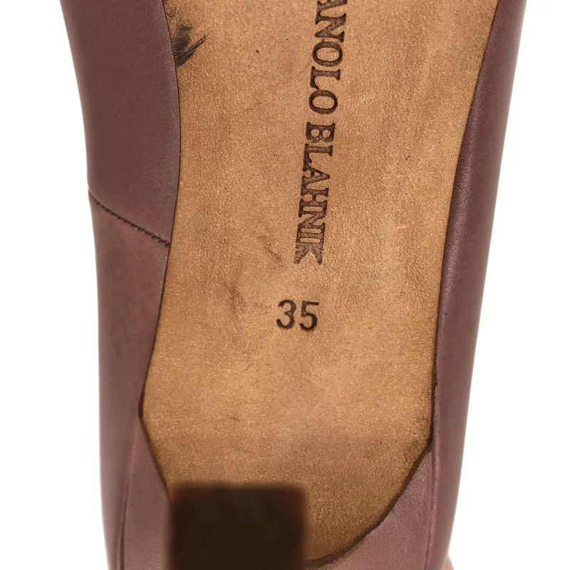 MANOLO BLAHNIK / マノロブラニク | ポインテッドトゥ パンプス | 35 | レディース