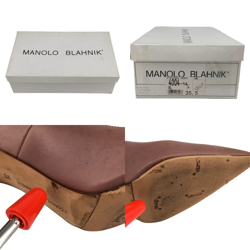 MANOLO BLAHNIK / マノロブラニク | ポインテッドトゥ パンプス | 35 | レディース