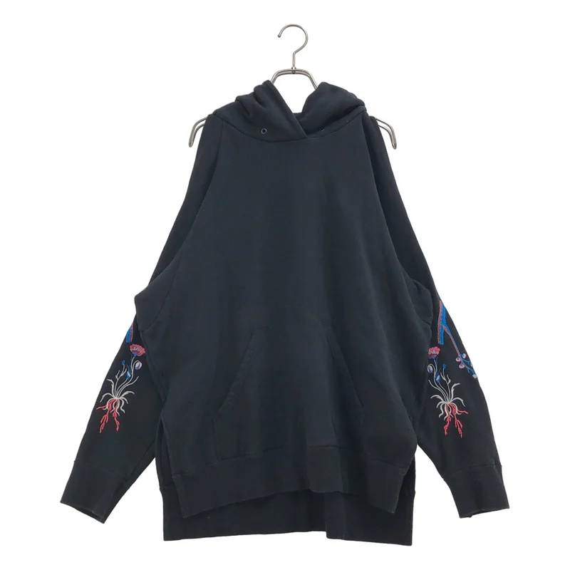 Mame Kurogouchi / マメクロゴウチ | エンブロイダリー オープンショルダー パーカー MM17SS-JS021 | 1 | レディース