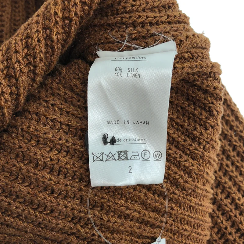 A.PRESSE / アプレッセ | Silk linen Cardigan サマーカーディガン | 2 | メンズ