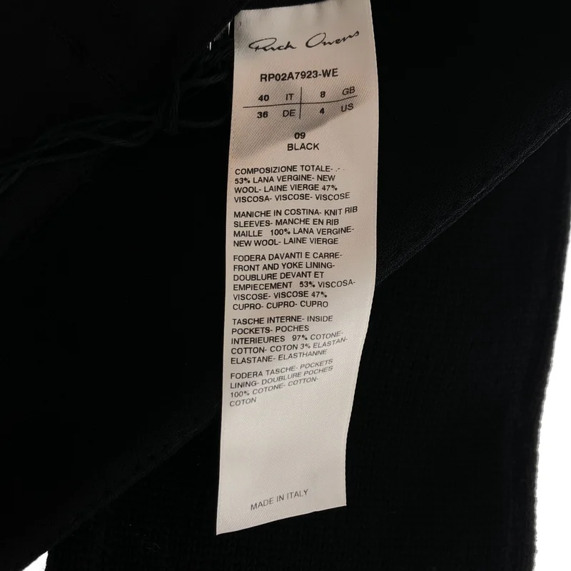Rick Owens / リックオウエンス | JUMBO TATLIN COAT ジャンボトリタンコート | 40 | レディース