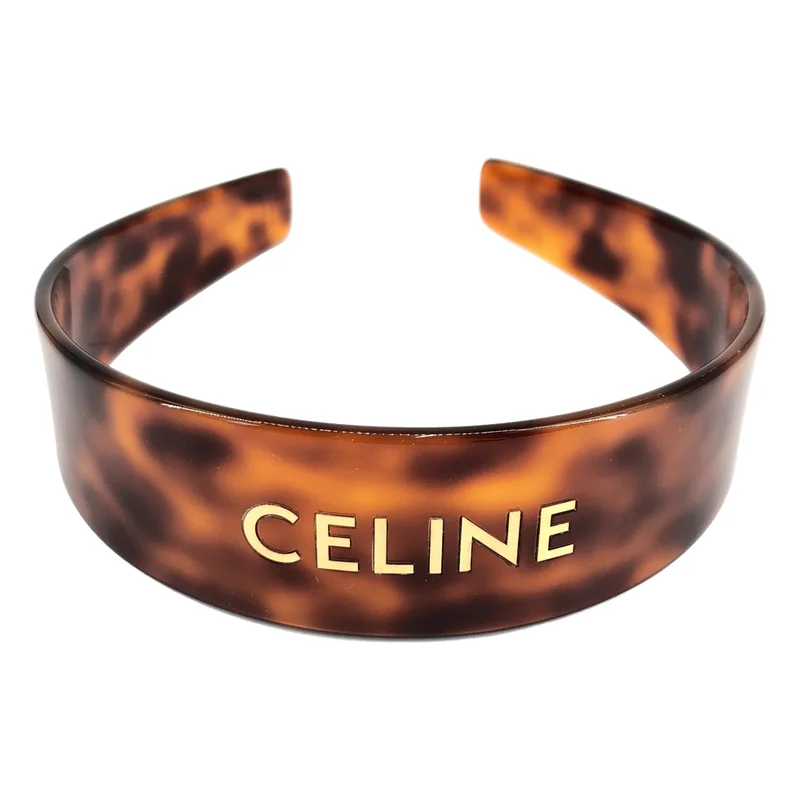 CELINE / セリーヌ | べっ甲 ロゴ カチューシャ  M0242 |