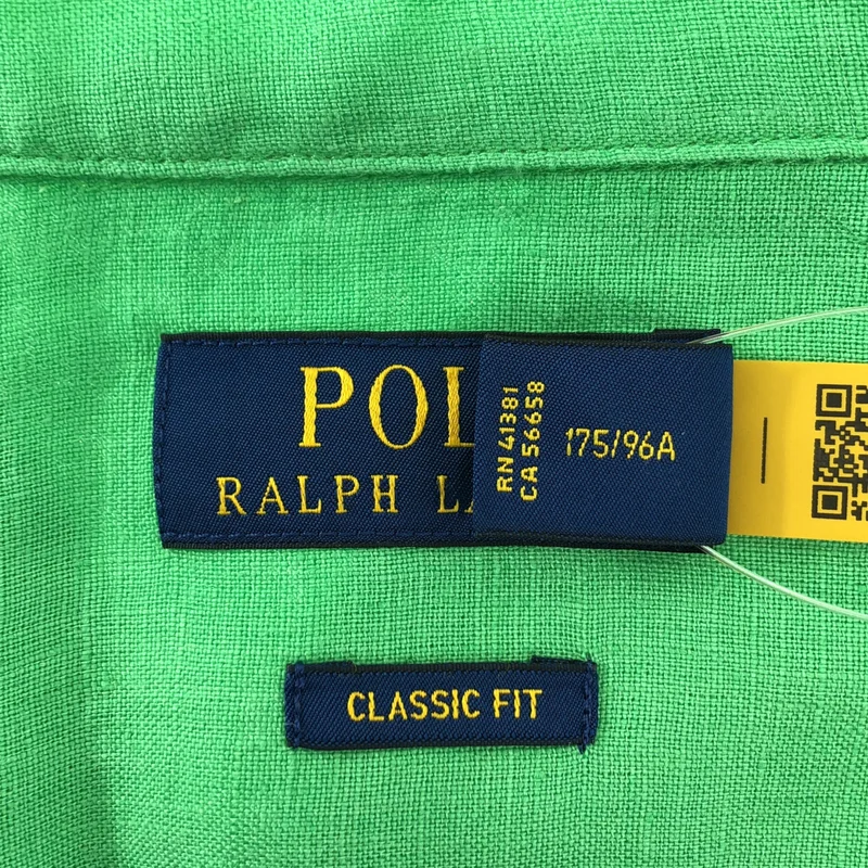 POLO RALPH LAUREN / ポロラルフローレン | リネン ポニー オープンカラー シャツ | M | メンズ