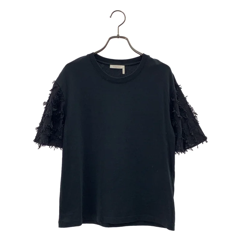 SEE BY CHLOE / シーバイクロエ | フリンジスリーブ Tシャツ カットソー | L | レディース