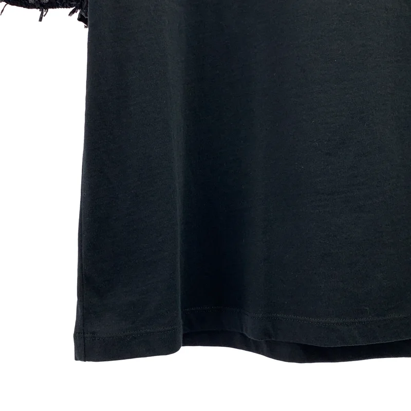 SEE BY CHLOE / シーバイクロエ | フリンジスリーブ Tシャツ カットソー | L | レディース