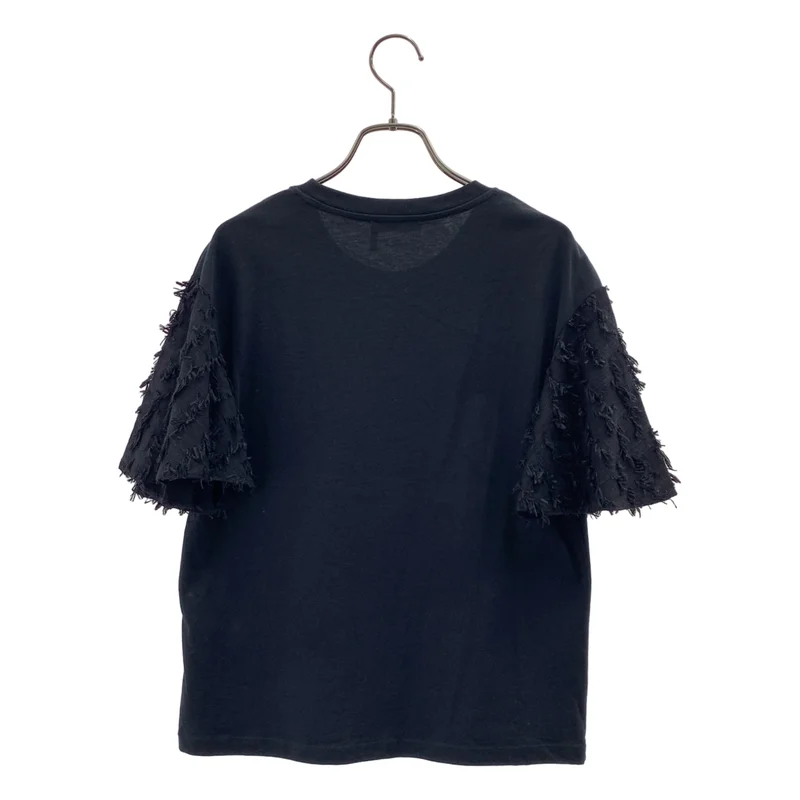 SEE BY CHLOE / シーバイクロエ | フリンジスリーブ Tシャツ カットソー | L | レディース