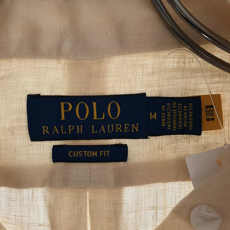 POLO RALPH LAUREN / ポロラルフローレン | カスタムフィット リネン シャツ | M | メンズ