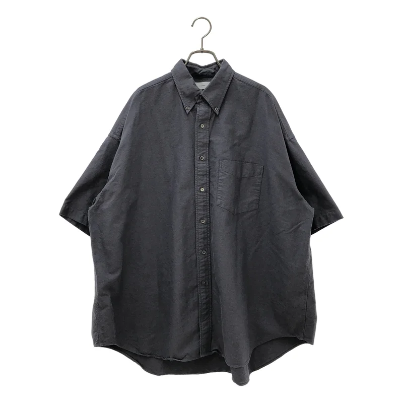 Graphpaper / グラフペーパー | Oxford S/S Oversized B.D Shirt オックスフォード ボタンダウン 半袖シャツ | ONE | メンズ