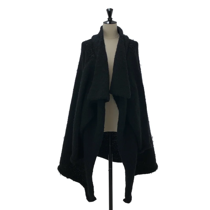 Yohji Yamamoto FEMME / ヨウジヤマモトファム | 1998AW | ウール オーバーサイズ ニットカーディガン | S | レディース