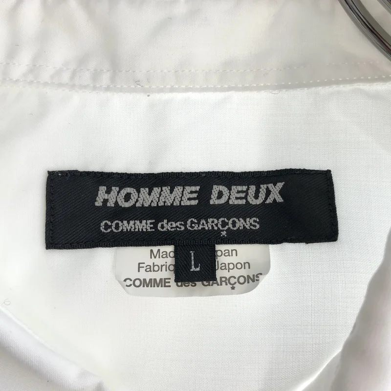 COMME des GARCONS HOMME DEUX / コムデギャルソンオムドゥ | 2023AW | ポリ縮絨 レギュラーカラーシャツ | L | メンズ