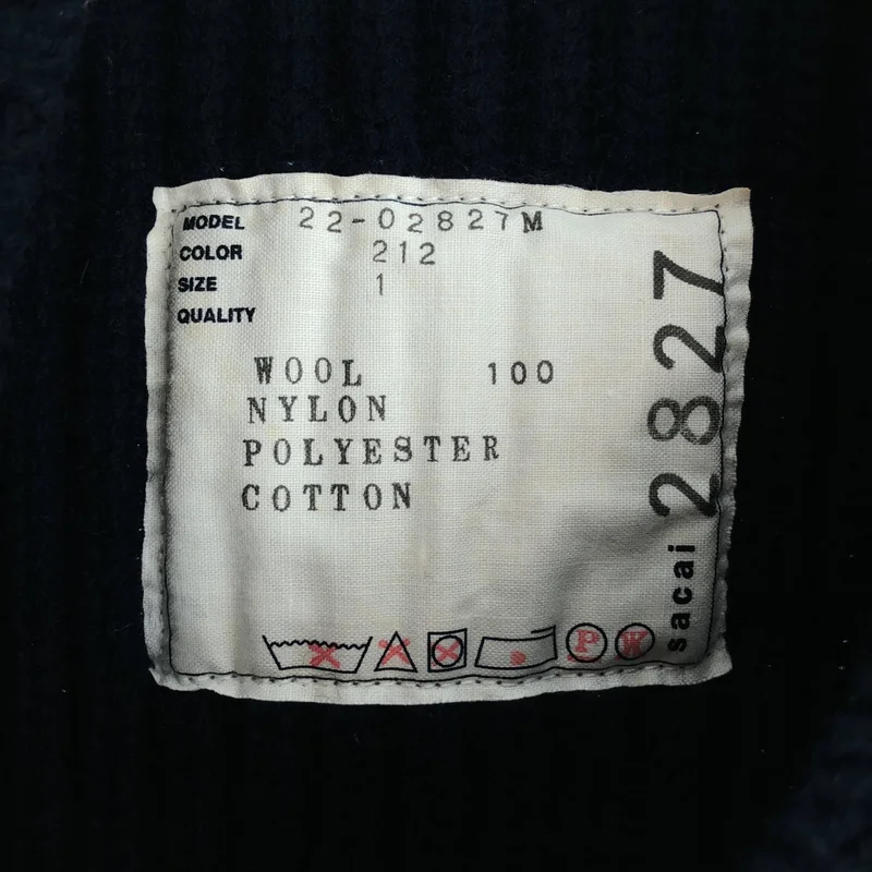 sacai / サカイ | MA-1 ドッキング プルオーバー ニット | 1 | レディース