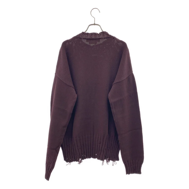 MARNI / マルニ | ツイスト ダメージ加工 クルーネック セーター | 48 | メンズ