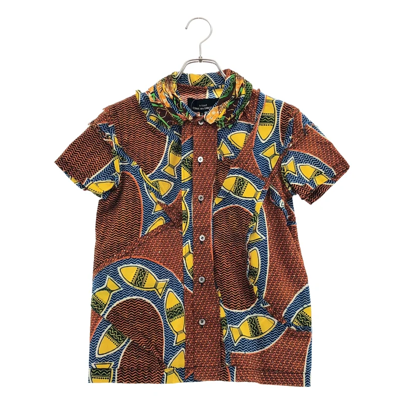 tricot COMME des GARCONS / トリココムデギャルソン | 2003SS | コットン 製品洗い加工 再構築 シャツ | S | レディース