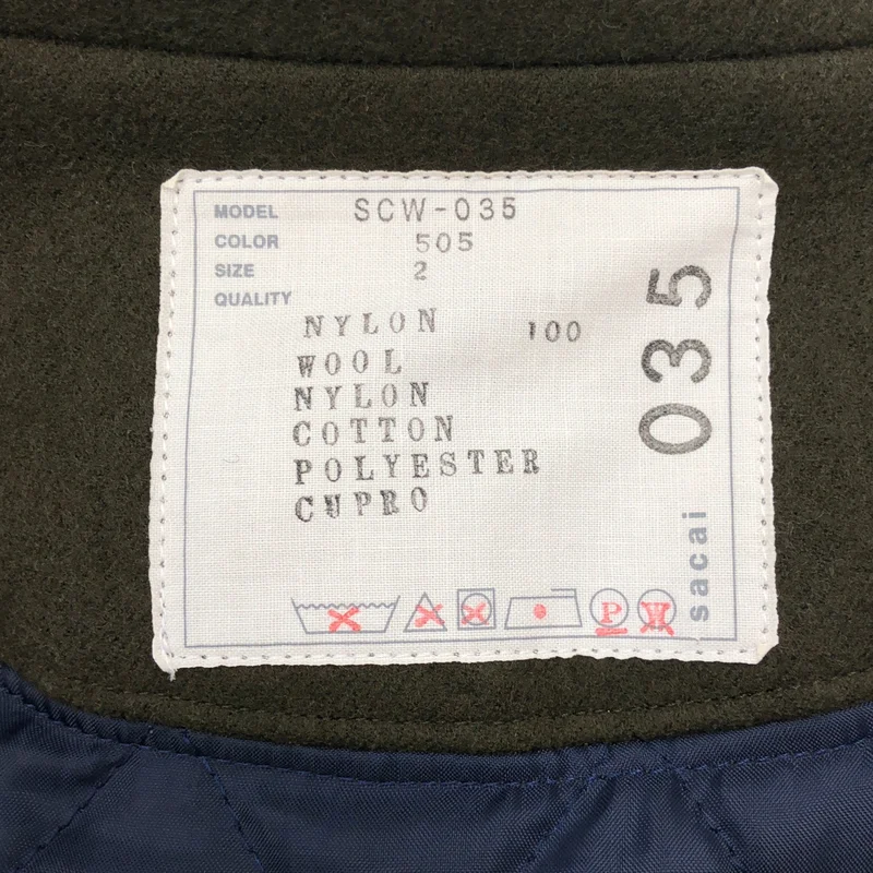sacai / サカイ | 異素材 MA-1切り替え ロングコート | 2 | レディース