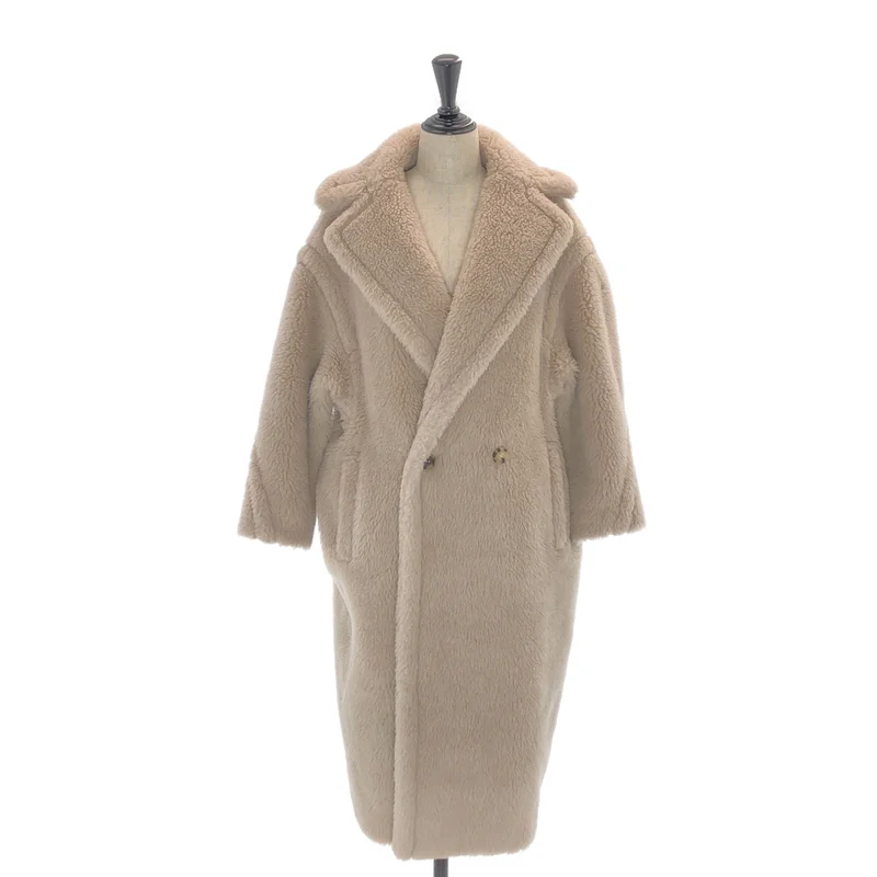 Max Mara / マックスマーラ | TEDDY BEAR ICON COAT / アルパカ ウール テディベア アイコンコート | XS | レディース