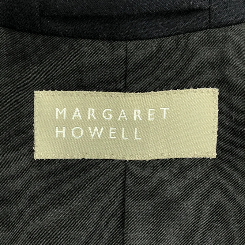 MARGARET HOWELL / マーガレットハウエル | ウール 2B テーラードジャケット / 総裏地 | 0 | レディース